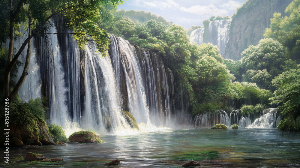 Fototapeta premium Su-Zhou China Photorealistic In this photorealisti_004