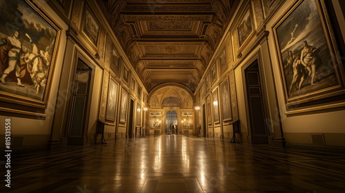 Uffizi Florence Italy In a mystical atmosphere Und_008