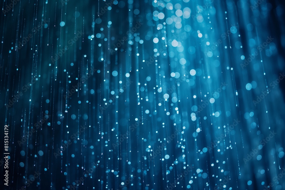 Blue glitter particles flowing on dark background. Blue glitter particles flowing on dark background.