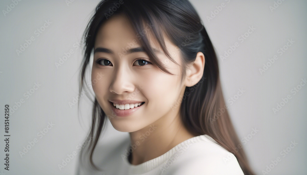 portrait of Young asian woman with sincere smile, isolated white background
portrait of Young asian woman with sincere smile, isolated white background