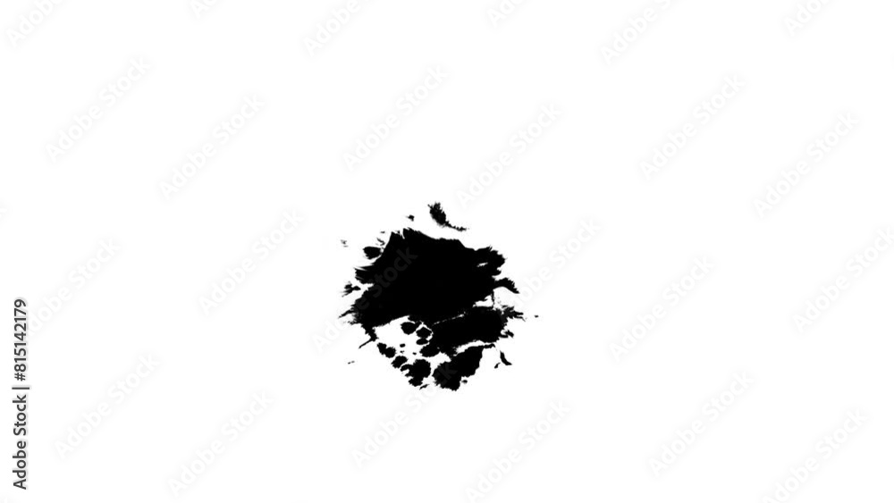 black ink liquid splash background