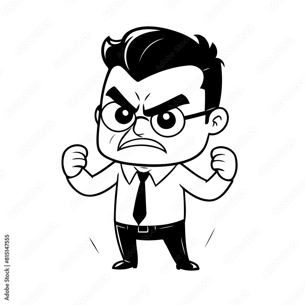 Cute vector illustration Business for kids colouring worksheet Cute vector illustration Business for kids colouring worksheet
