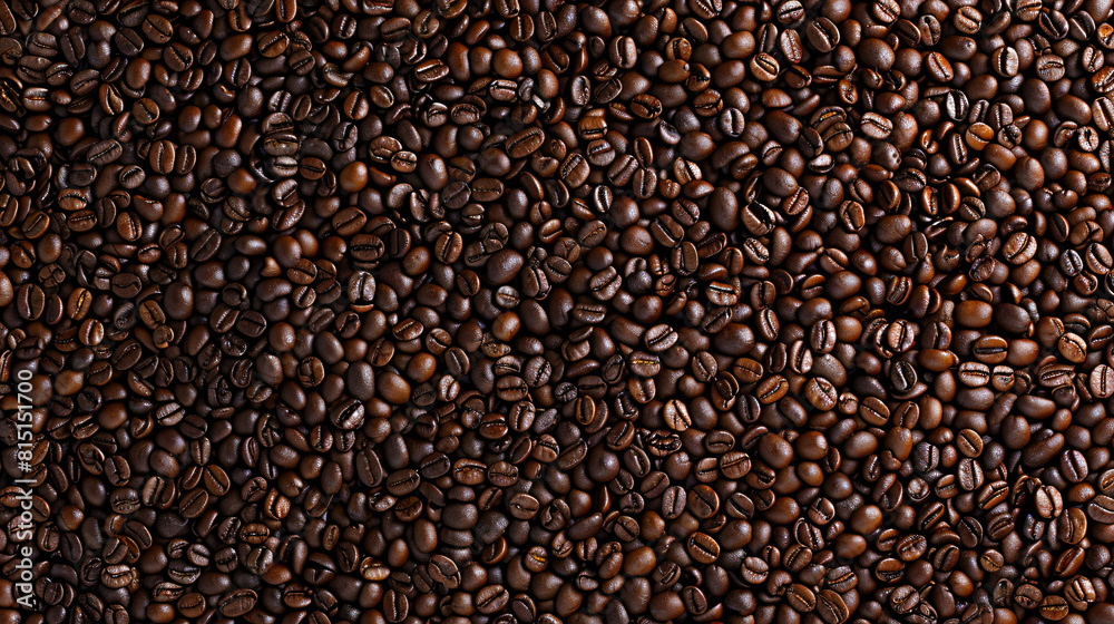 Pattern coffee beans background