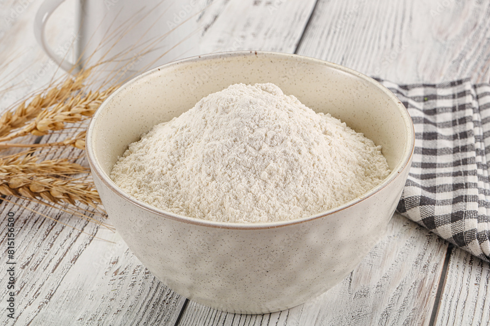 Wheat flour heap for bake Wheat flour heap for bake