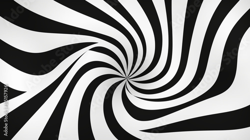 Abstract Optical Illusion Image, Black and White, Pattern Style, For Wallpaper, Desktop Background, Smartphone Cell Phone Case, Computer Screen, Cell Phone Screen, Smartphone Screen, 16:9 Format - PNG