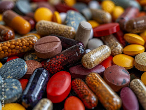 Variety of Pills and Capsules