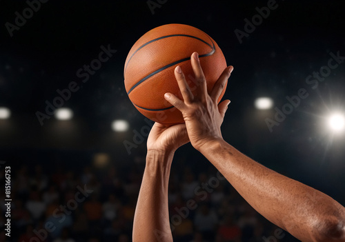 Basketball Arena and Basketball Players.