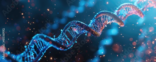 DNA gene science background photo