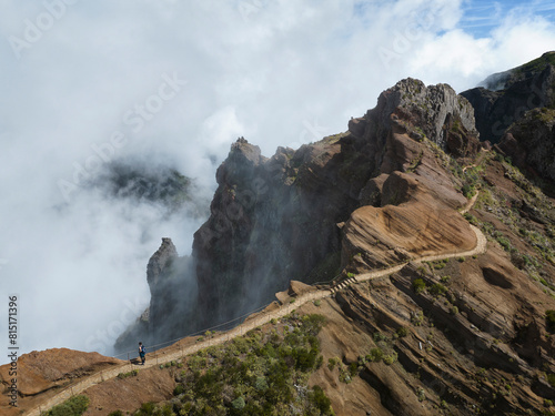 Entorno de montaña de pico do Arieiro en Madeiro