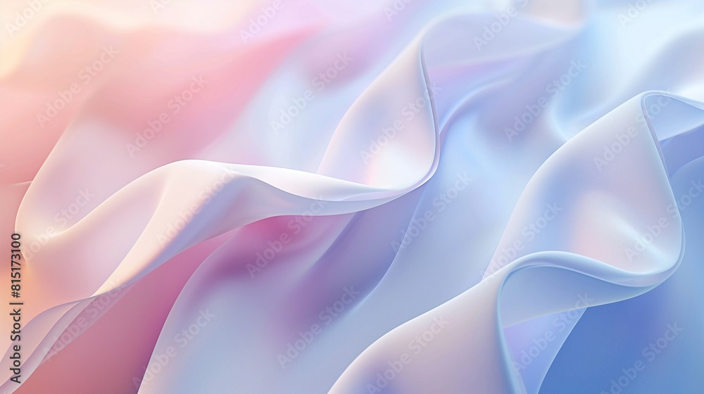 Obraz premium The image is a close-up of a soft, flowing fabric