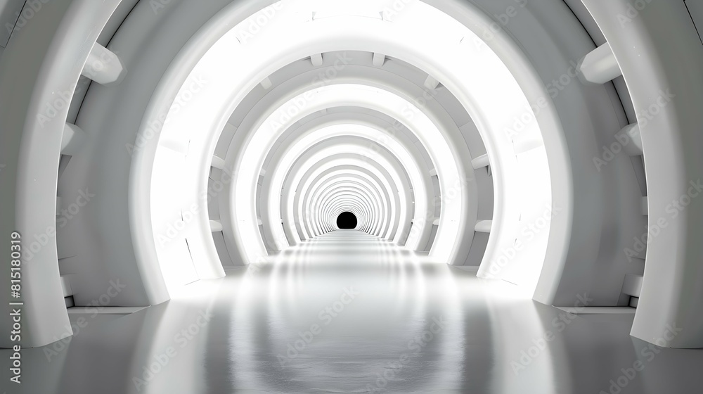 Abstract structure,Product showcase background,Long tunnel.3D rendering Abstract structure,Product showcase background,Long tunnel.3D rendering