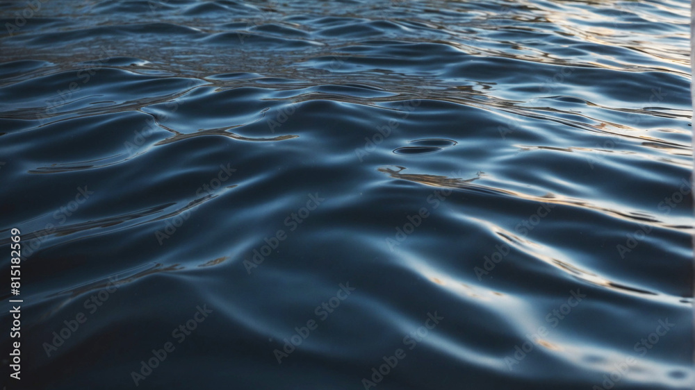 Naklejka premium ripples in the water