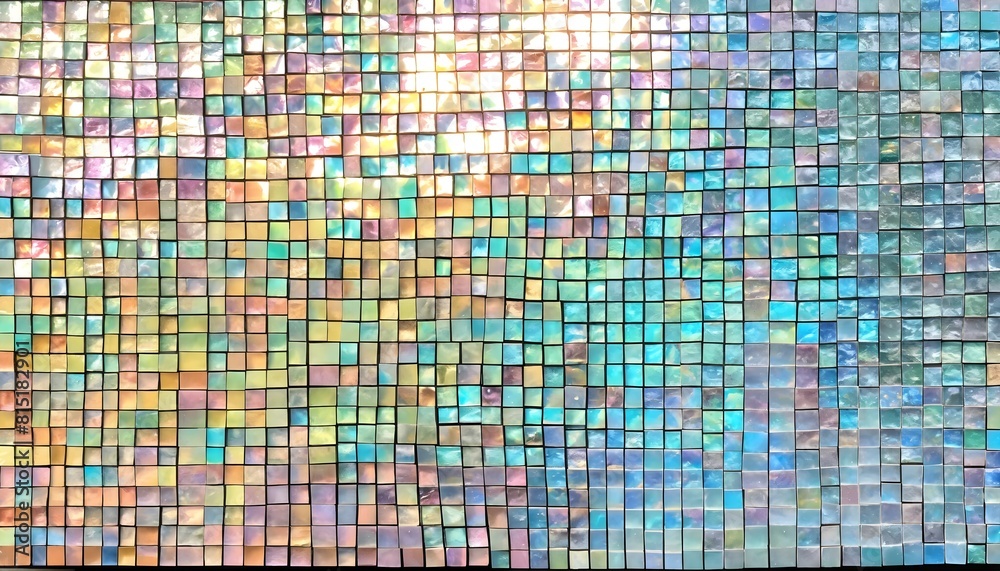 pastel mosaic made from small iridescent glass tiles mosaic pattern mosaic texture pastel mosaic made from small iridescent glass tiles mosaic pattern mosaic texture
