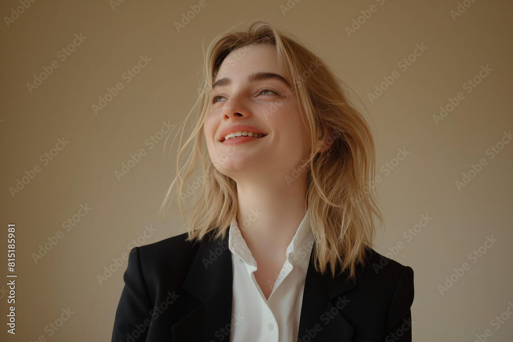 smiling business woman smiling business woman