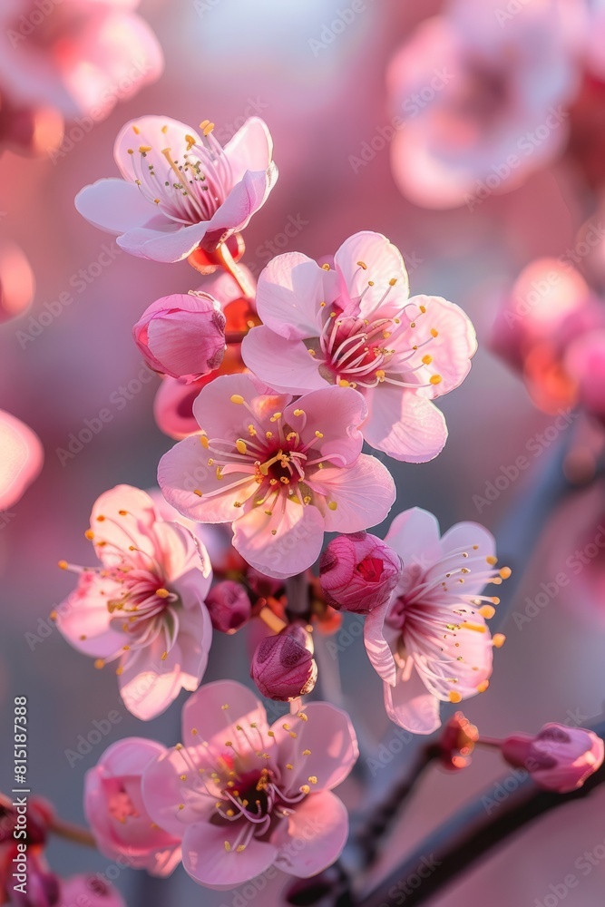 Floral background with flowers for Spring season Floral background with flowers for Spring season