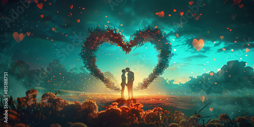 Love Stories abstract background
