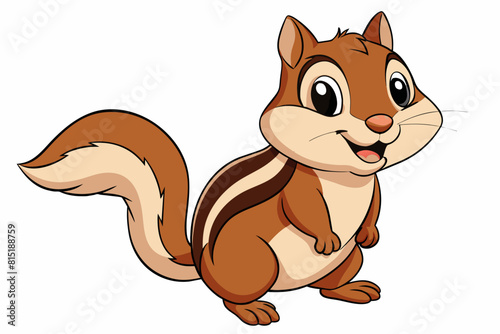 chipmunk cartoon vector illustration