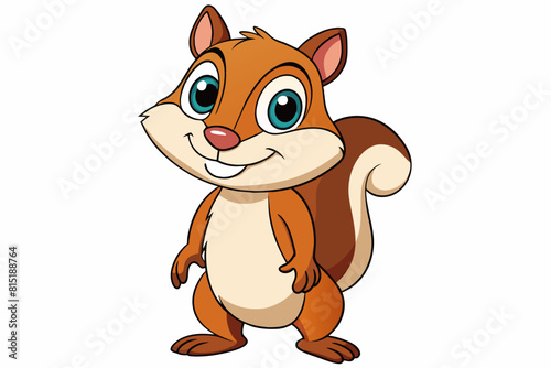 chipmunk cartoon vector illustration