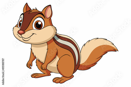 chipmunk cartoon vector illustration