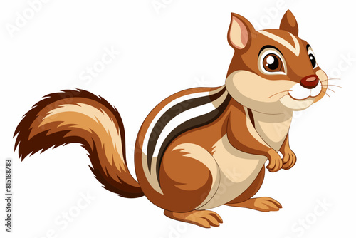 chipmunk cartoon vector illustration