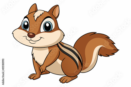 chipmunk cartoon vector illustration