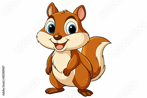 chipmunk cartoon vector illustration