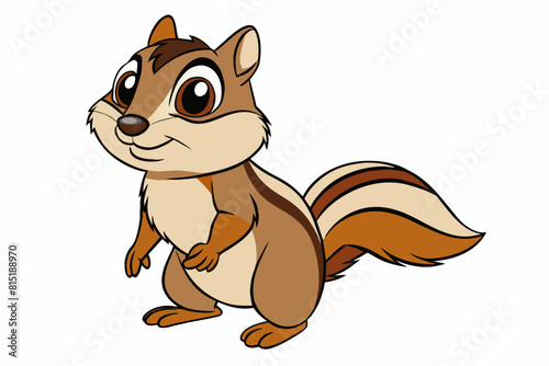 chipmunk cartoon vector illustration