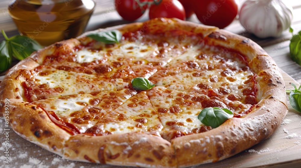 true Italian Traditional Pizza Margherita . AI Generative true Italian Traditional Pizza Margherita . AI Generative