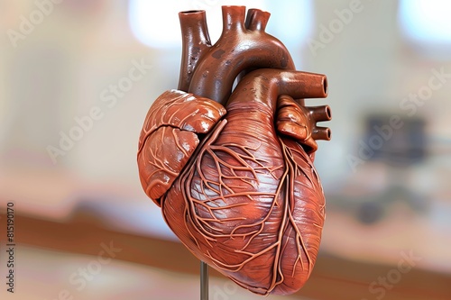 3D heart cardiogram. healthy heart. monitoring the heart in the operating room