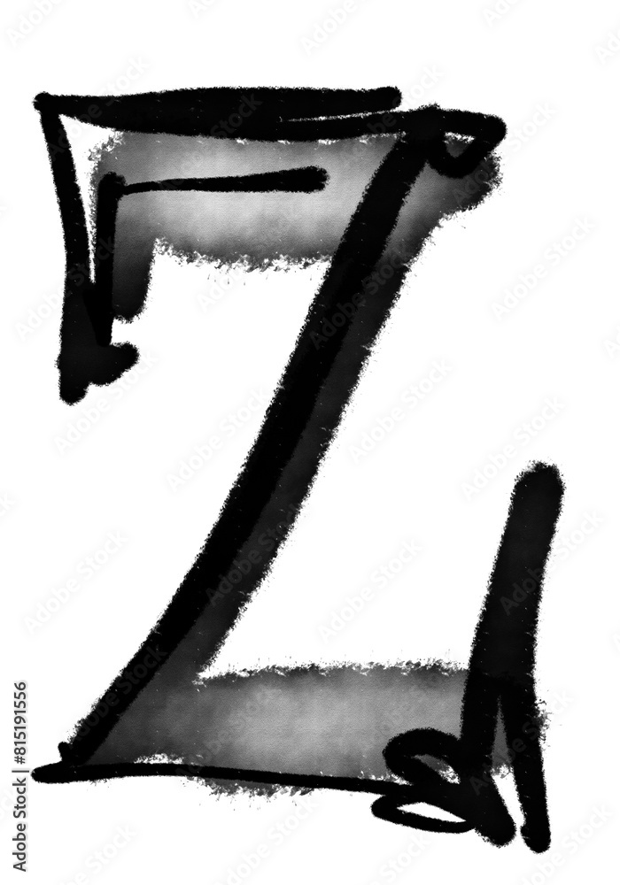 Letter Z font handwritten bold ink acrylic watercolor black shape type illustration lettering calligraphy graffiti Letter Z font handwritten bold ink acrylic watercolor black shape type illustration lettering calligraphy graffiti