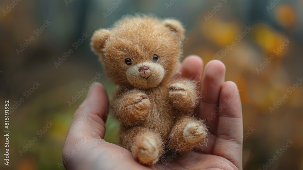 Adorable tiny teddy bear Adorable tiny teddy bear