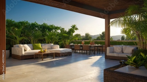 Luxury terrace in the tropics © Damian Sobczyk