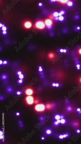 Animation Of Colorful particles  Background vertical video