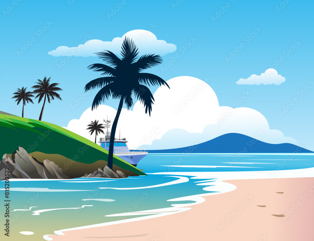 Obraz premium paradise island