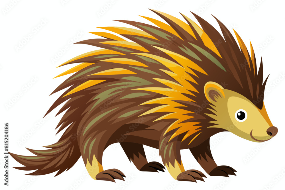 porcupine cartoon vector illustration porcupine cartoon vector illustration
