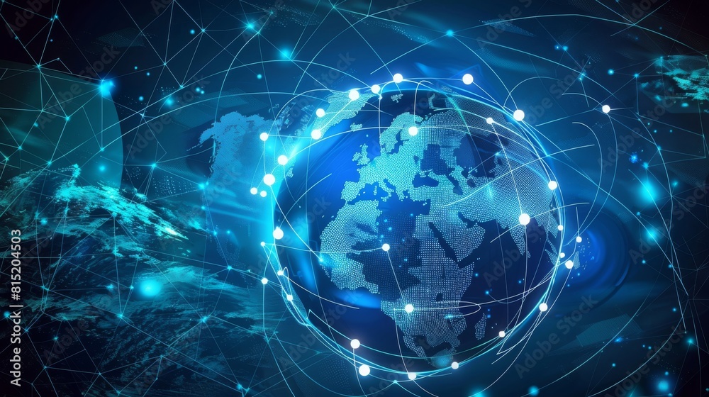 Global network security background. Global network security background.