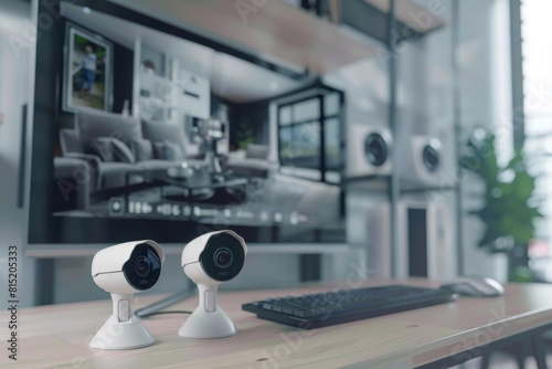 Surveillance cameras benefit from extensive network reach and protective connections, ensuring robust remote monitoring and control via advanced modem systems.