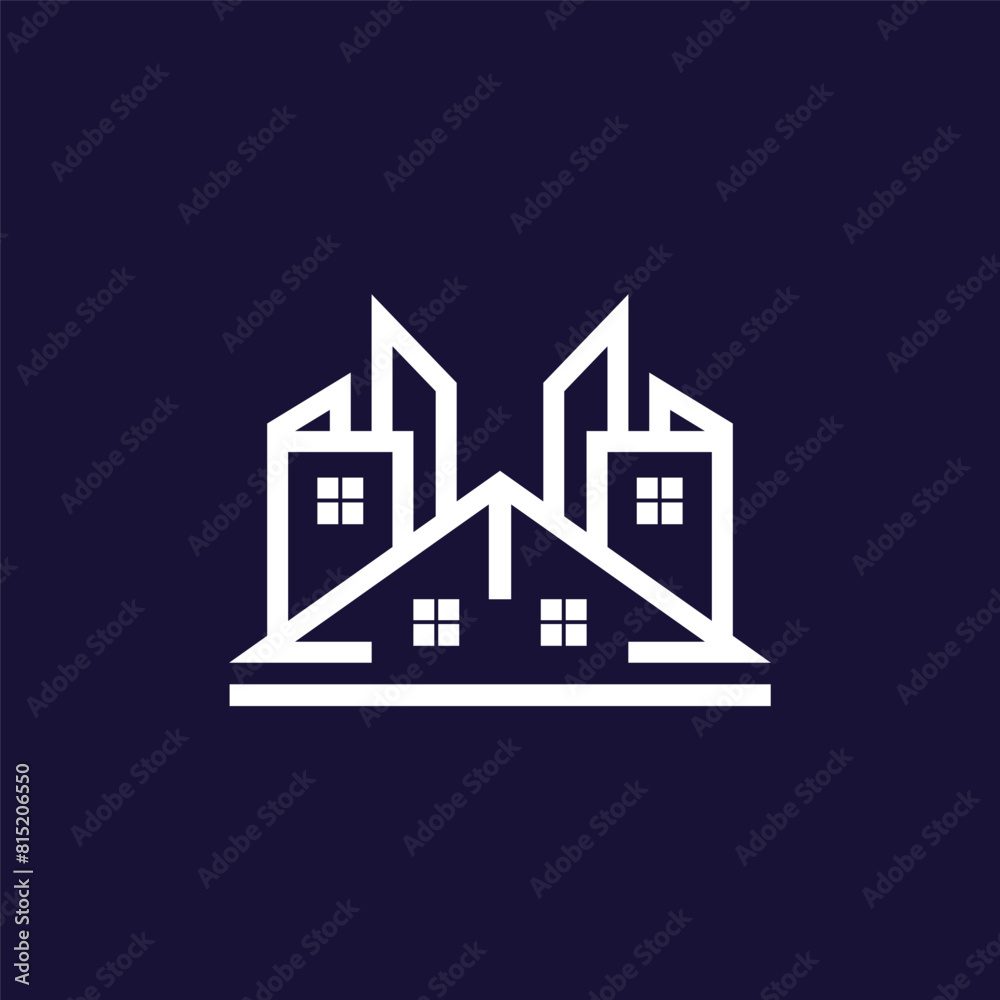 Building logo graphic design vector illustration Building logo graphic design vector illustration