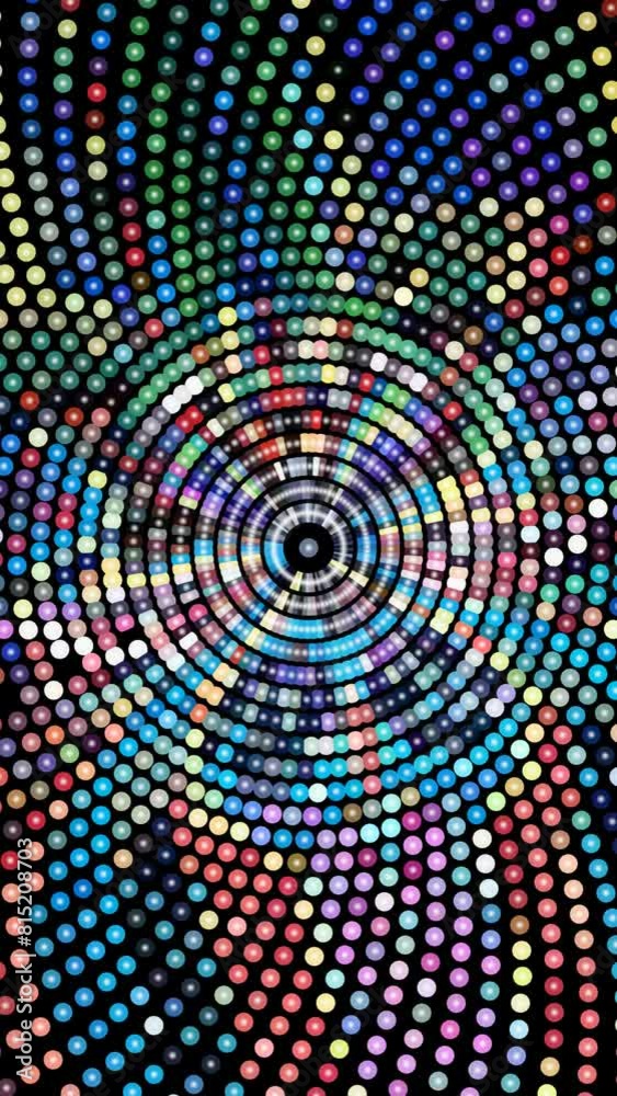 Abstract Pattern Of colorful Circles vertical video Abstract Pattern Of colorful Circles vertical video