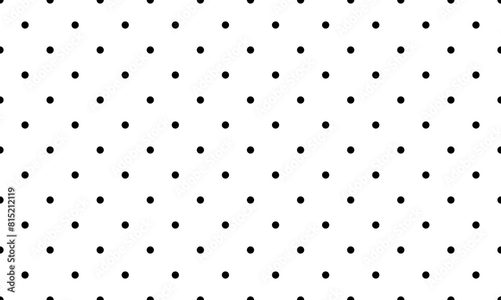 Seamless classic polka dot pattern. Black and white background with circles. Vector illustration Seamless classic polka dot pattern. Black and white background with circles. Vector illustration