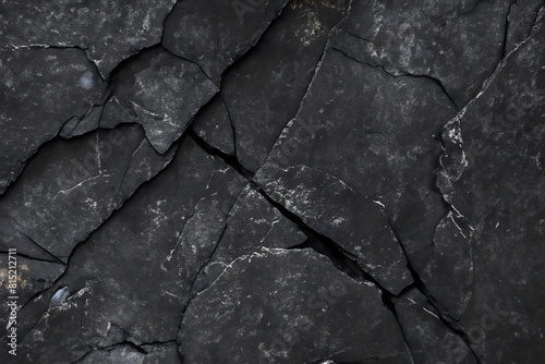 Dark grey, black stone background. Rock texture. Black slate background