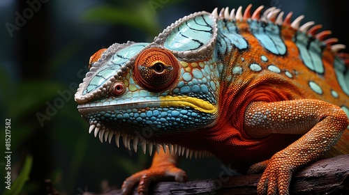 Colorful chameleon UHD Wallpapar © Ghulam