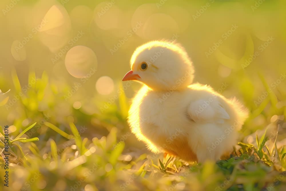 A cute chicken on the farm A cute chicken on the farm