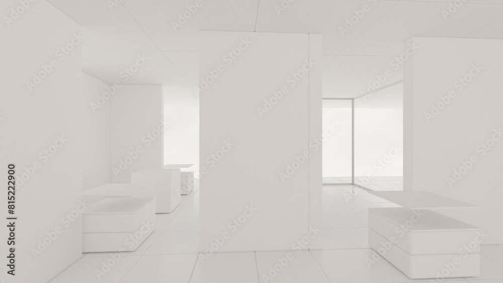 architecture interior 3d