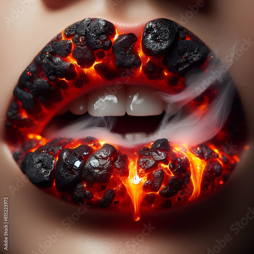 Labios de fuego y ceniza
