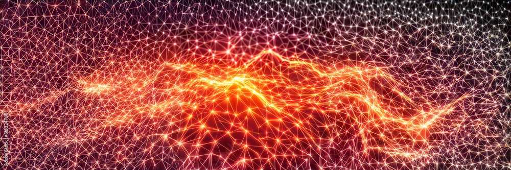 fire grid connection topography 3d map surface fire grid connection topography 3d map surface