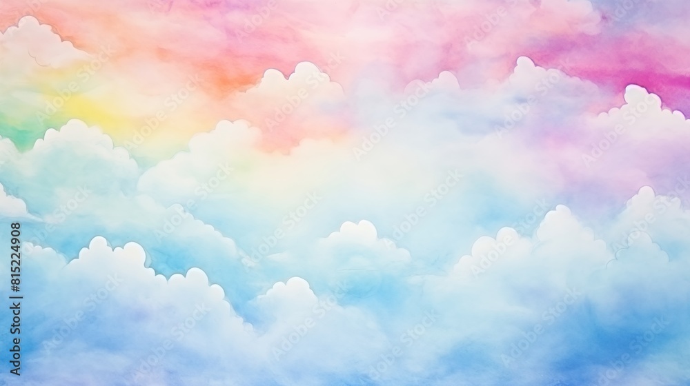 A Serene Sky Filled with Soft Pastel-Colored Clouds at Dawn or Dusk A Serene Sky Filled with Soft Pastel-Colored Clouds at Dawn or Dusk