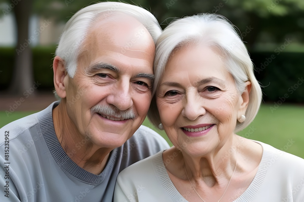a portrait of a happy white, caucasian, senior, elderly, married couple, in love a portrait of a happy white, caucasian, senior, elderly, married couple, in love