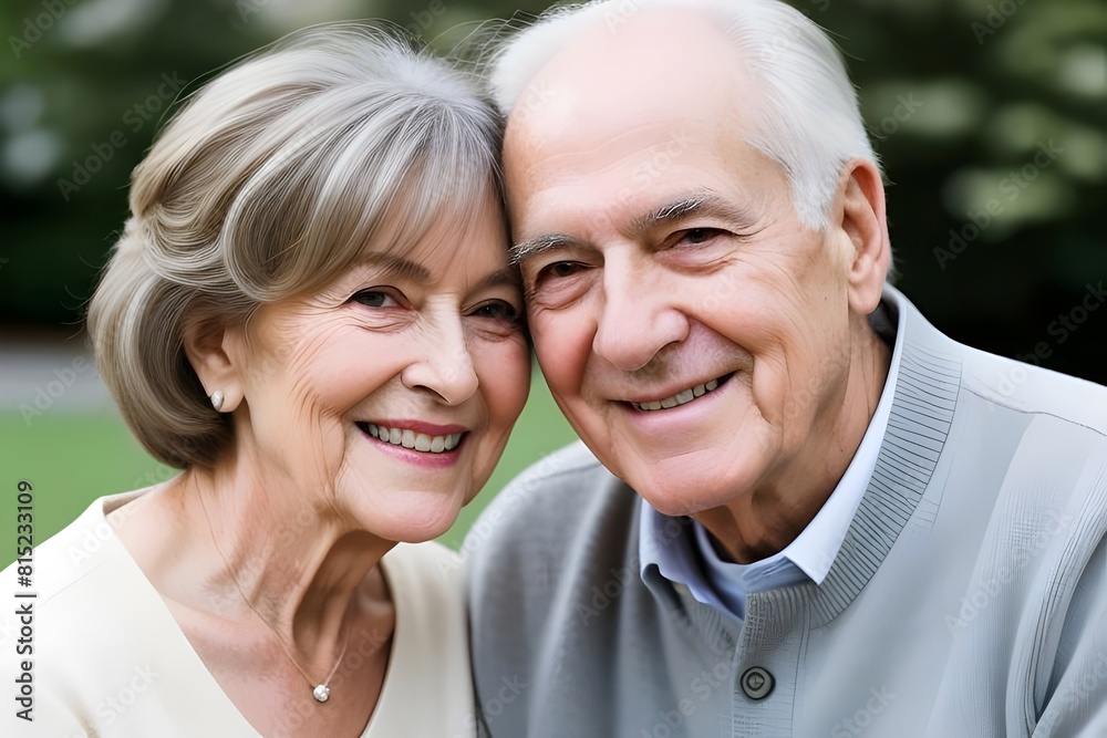 a portrait of a happy white, caucasian, senior, elderly, married couple, in love a portrait of a happy white, caucasian, senior, elderly, married couple, in love