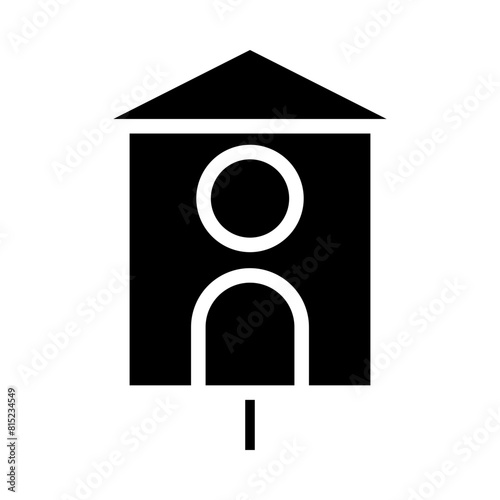 bird house Glyph Icon Design